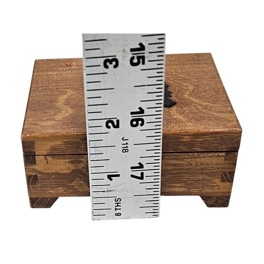 Wooden Trinket Box Keepsake Jewelry Storage Decorative Scottish Terrier‎ Dog